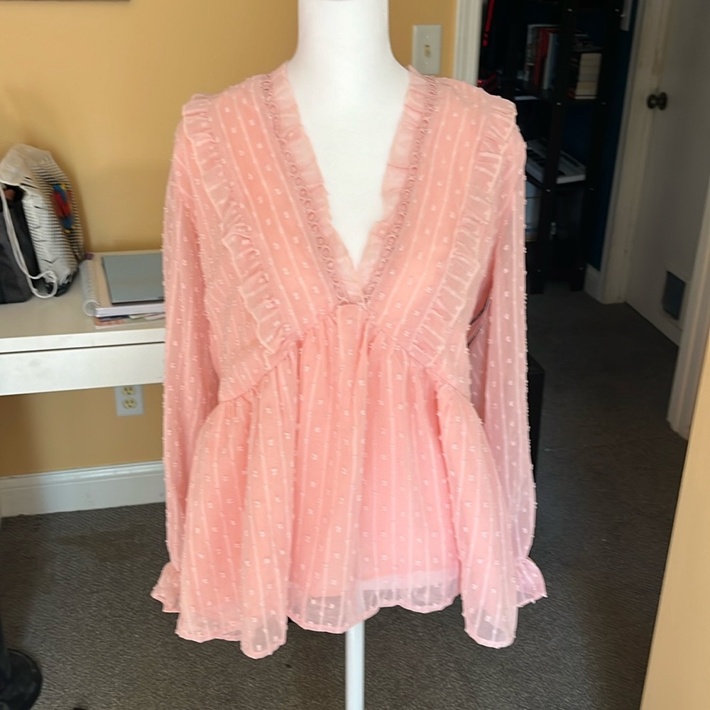 Pink blouse